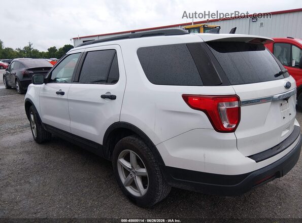 1FM5K8B83JGC45297 2018 FORD EXPLORER Белый Задняя левая четверть