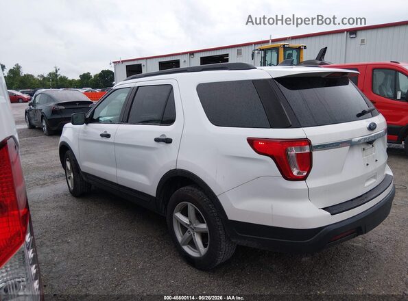 1FM5K8B83JGC45297 2018 FORD EXPLORER Белый Панорамный вид салона 360°