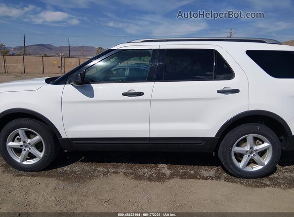 1FM5K8B83JGC45350 2018 FORD EXPLORER White 360 interior view