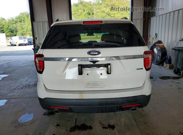 1FM5K8B84GGD31761 2016 FORD EXPLORER White Вид ззаду