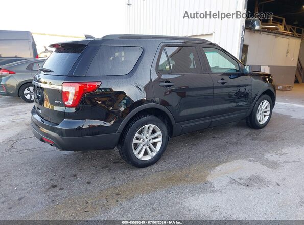 1FM5K8B84HGA04746 2017 FORD EXPLORER Черный Задняя правая четверть