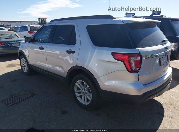 1FM5K8B84HGC37266 2017 FORD EXPLORER Silver უკანა მარცხენა