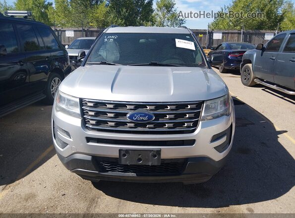 1FM5K8B84HGC37266 2017 FORD EXPLORER Silver ხელსაწყოთა პანელის ხედი
