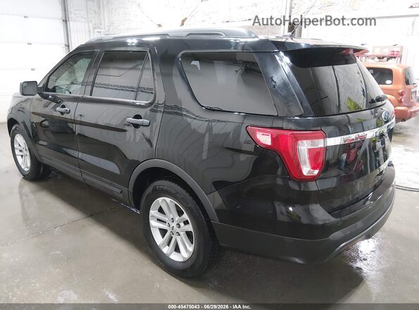 1FM5K8B84HGE01972 2017 FORD EXPLORER Black Rear left