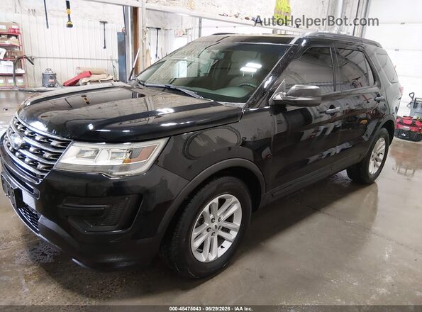 1FM5K8B84HGE01972 2017 FORD EXPLORER Black Front left