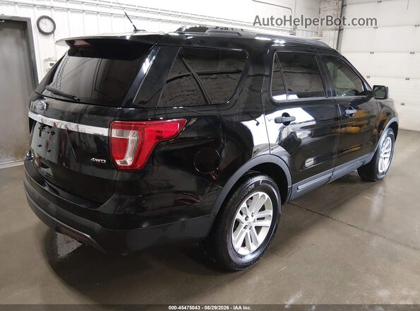 1FM5K8B84HGE01972 2017 FORD EXPLORER Black Rear right