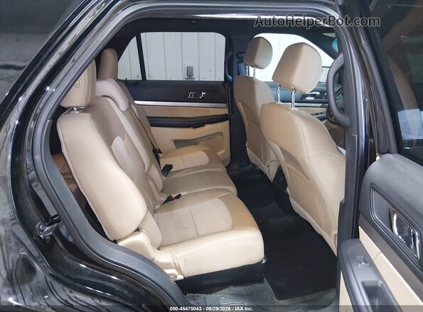 1FM5K8B84HGE01972 2017 FORD EXPLORER Black VIN sticker view