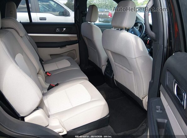 1FM5K8B84JGA59543 2018 FORD EXPLORER Black VIN sticker view
