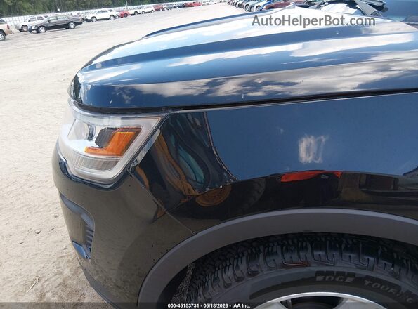 1FM5K8B84JGA59543 2018 FORD EXPLORER Black Rear interior view