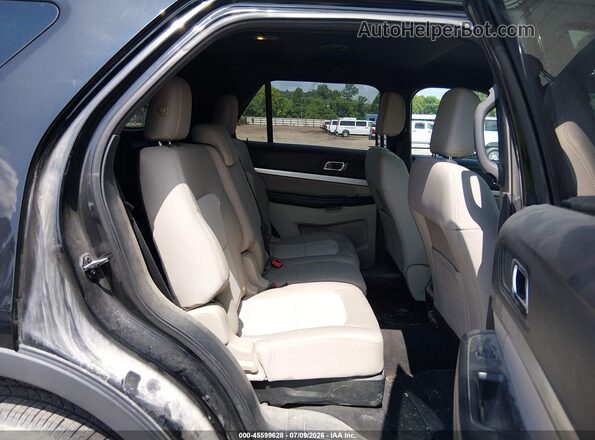 1FM5K8B84JGC45292 2018 FORD EXPLORER Black Widok naklejki z numerem VIN