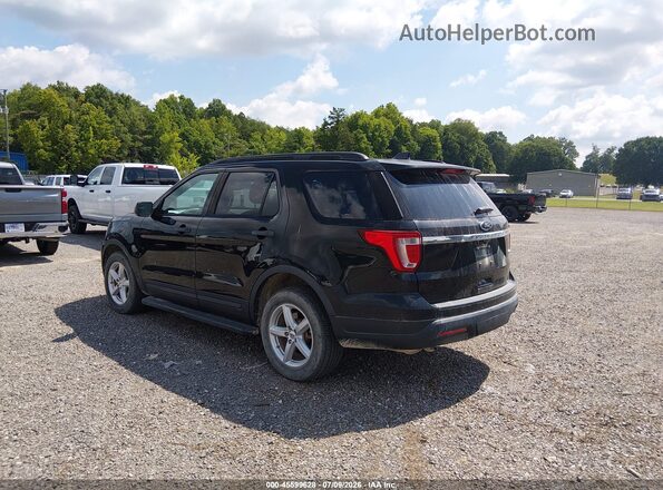 1FM5K8B84JGC45292 2018 FORD EXPLORER Black Tył lewy