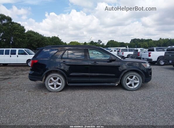 1FM5K8B84JGC45292 2018 FORD EXPLORER Black Widok wnętrza z tyłu