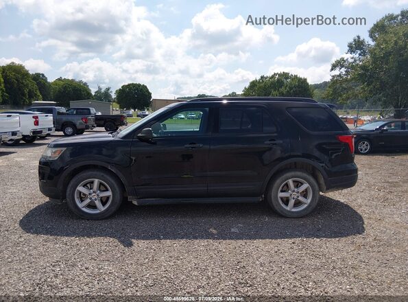 1FM5K8B84JGC45292 2018 FORD EXPLORER Black Widok wnętrza 360 stopni