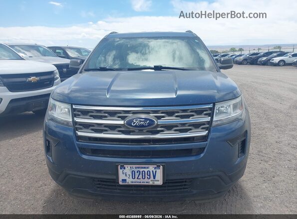 1FM5K8B84KGA93693 2019 FORD EXPLORER Синий Панорамный вид салона 360°
