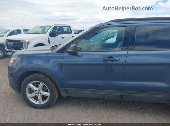 1FM5K8B84KGA93693 2019 FORD EXPLORER Синий Вид щитка приборов