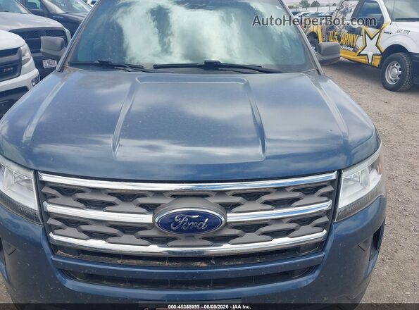 1FM5K8B84KGA93693 2019 FORD EXPLORER Синий Вид задней части салона