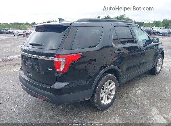 1FM5K8B85GGC37517 2016 FORD EXPLORER Черный Задняя правая четверть