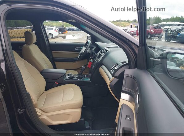 1FM5K8B85GGC37517 2016 FORD EXPLORER Черный Вид салона спереди