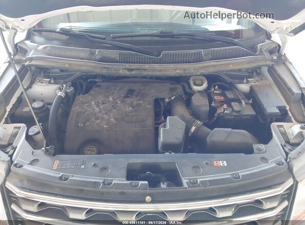 1FM5K8B85HGC80451 2017 FORD EXPLORER White Вид ззаду