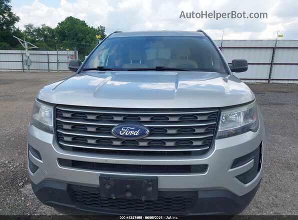 1FM5K8B85HGC91871 2017 FORD EXPLORER Silver Панорамний вид салону 360°