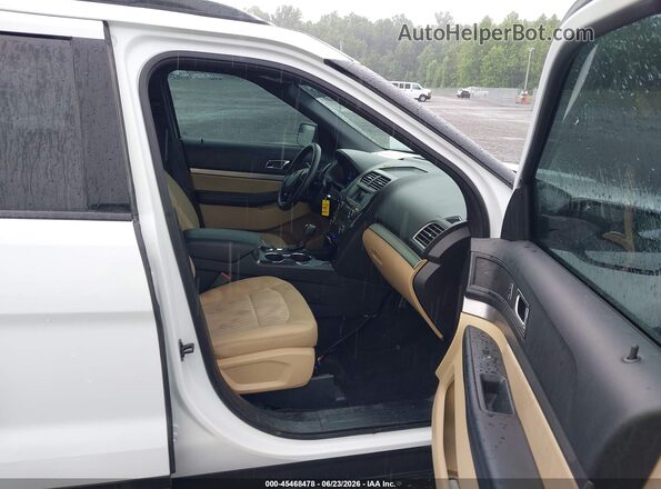 1FM5K8B85HGD22990 2017 FORD EXPLORER White წინა სალონის ხედი