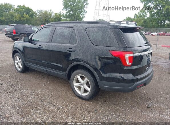 1FM5K8B85JGA59535 2018 FORD EXPLORER Black უკანა მარცხენა