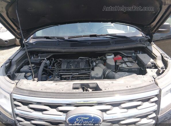 1FM5K8B85JGA59535 2018 FORD EXPLORER Black უკანა ხედი