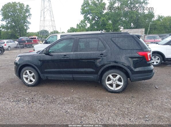 1FM5K8B85JGA59535 2018 FORD EXPLORER Black სალონის 360-გრადუსიანი ხედი