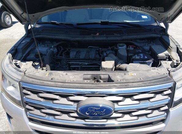 1FM5K8B85JGC45253 2018 FORD EXPLORER Silver უკანა ხედი