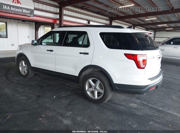 1FM5K8B85JGC45429 2018 FORD EXPLORER White Հետևի ձախ