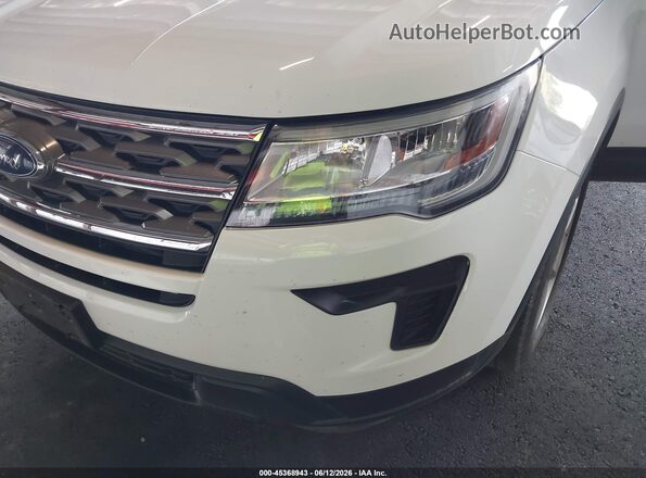 1FM5K8B85JGC45429 2018 FORD EXPLORER White Սալոնի 360 աստիճան տեսք
