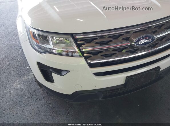 1FM5K8B85JGC45429 2018 FORD EXPLORER White Սալոնի հետևի տեսք