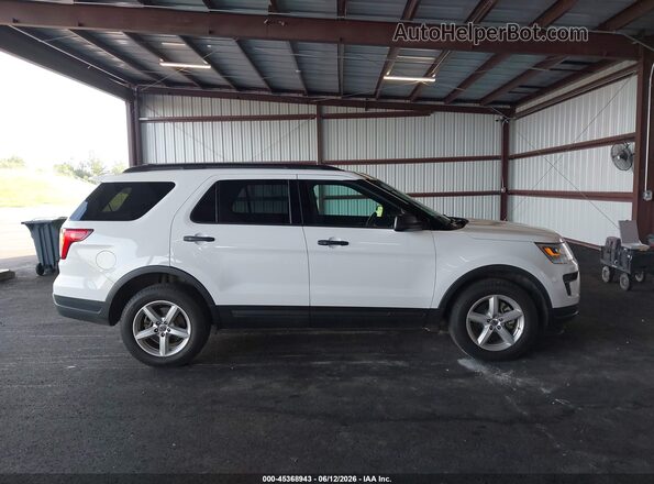 1FM5K8B85JGC45429 2018 FORD EXPLORER White 