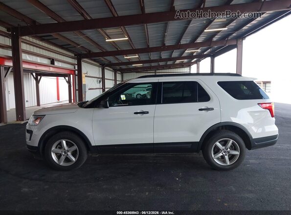 1FM5K8B85JGC45429 2018 FORD EXPLORER White 