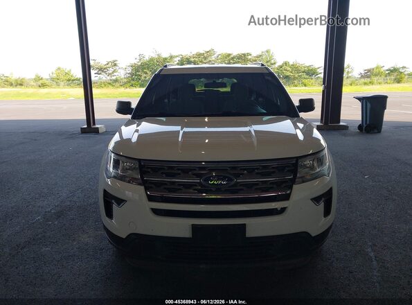 1FM5K8B85JGC45429 2018 FORD EXPLORER White 