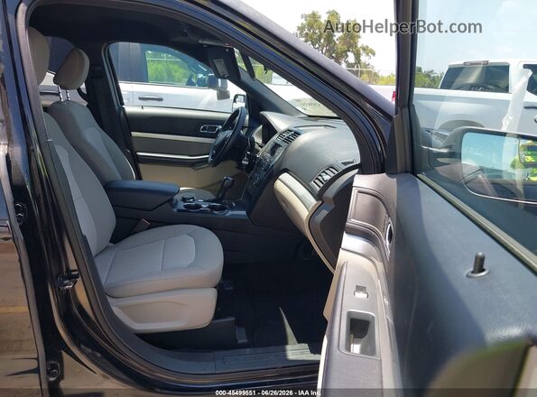1FM5K8B85JGC45558 2018 FORD EXPLORER Черный Вид салона спереди