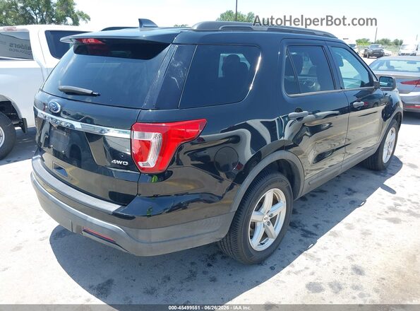 1FM5K8B85JGC45558 2018 FORD EXPLORER Черный Задняя правая четверть