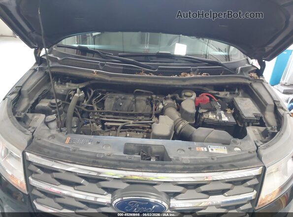 1FM5K8B86JGC45360 2018 FORD EXPLORER Black უკანა ხედი