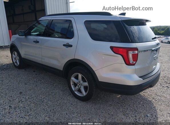 1FM5K8B86JGC45374 2018 FORD EXPLORER Silver Rear left