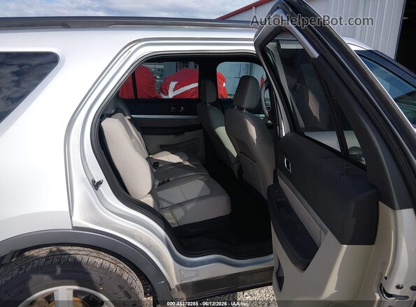 1FM5K8B86JGC45374 2018 FORD EXPLORER Silver VIN sticker view