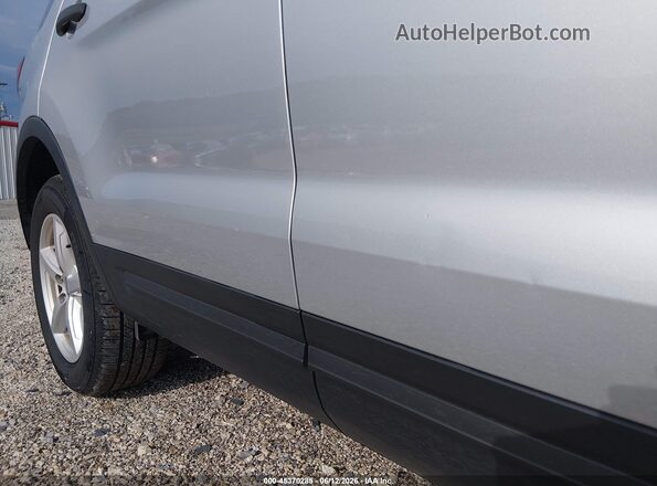 1FM5K8B86JGC45374 2018 FORD EXPLORER Silver Front view