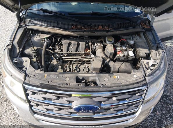 1FM5K8B86JGC45374 2018 FORD EXPLORER Silver Rear view