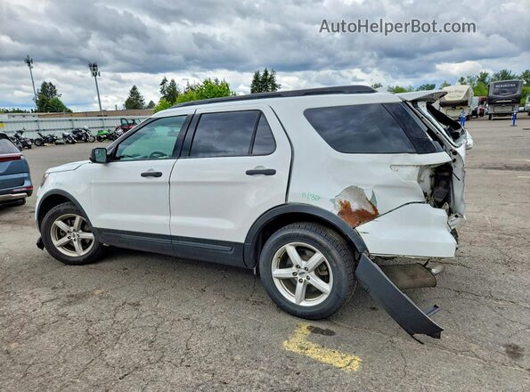 1FM5K8B87HGE00587 2017 FORD EXPLORER White Հետևի ձախ
