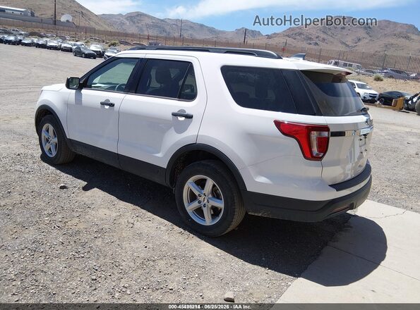 1FM5K8B87JGC45349 2018 FORD EXPLORER White Rear left