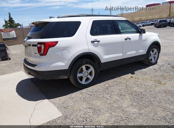 1FM5K8B87JGC45349 2018 FORD EXPLORER White Rear right
