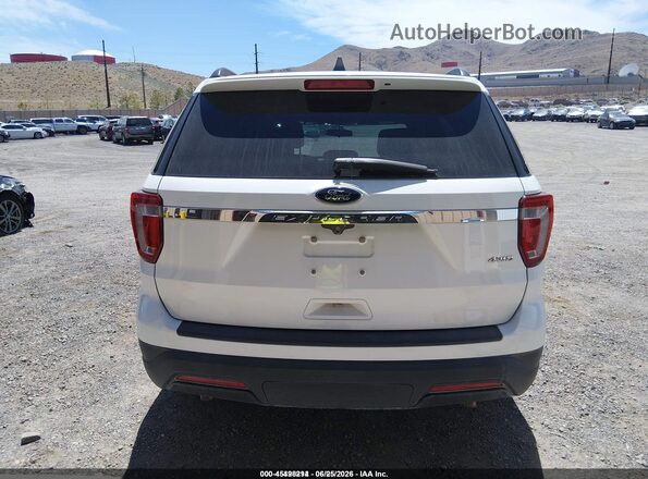 1FM5K8B87JGC45349 2018 FORD EXPLORER White 