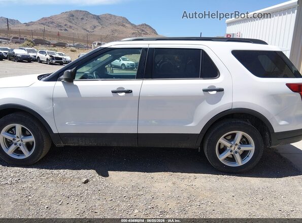1FM5K8B87JGC45349 2018 FORD EXPLORER White 360 interior view