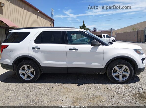 1FM5K8B87JGC45349 2018 FORD EXPLORER White Rear interior view