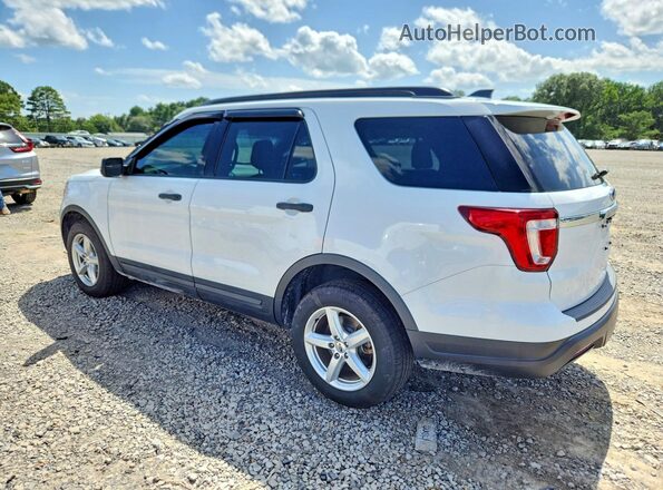 1FM5K8B87KGA18809 2019 FORD EXPLORER White Rear left