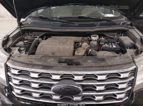 1FM5K8B88GGA77536 2016 FORD EXPLORER Black Հետևի տեսք